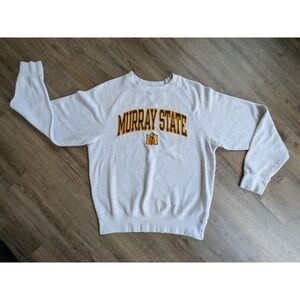 Knights Apparel Murray State University Sweatshirt Gray Mens Medium Vintage